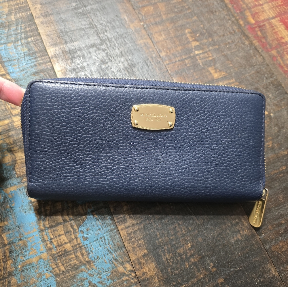 Michael Kors Navy Blue Wallet